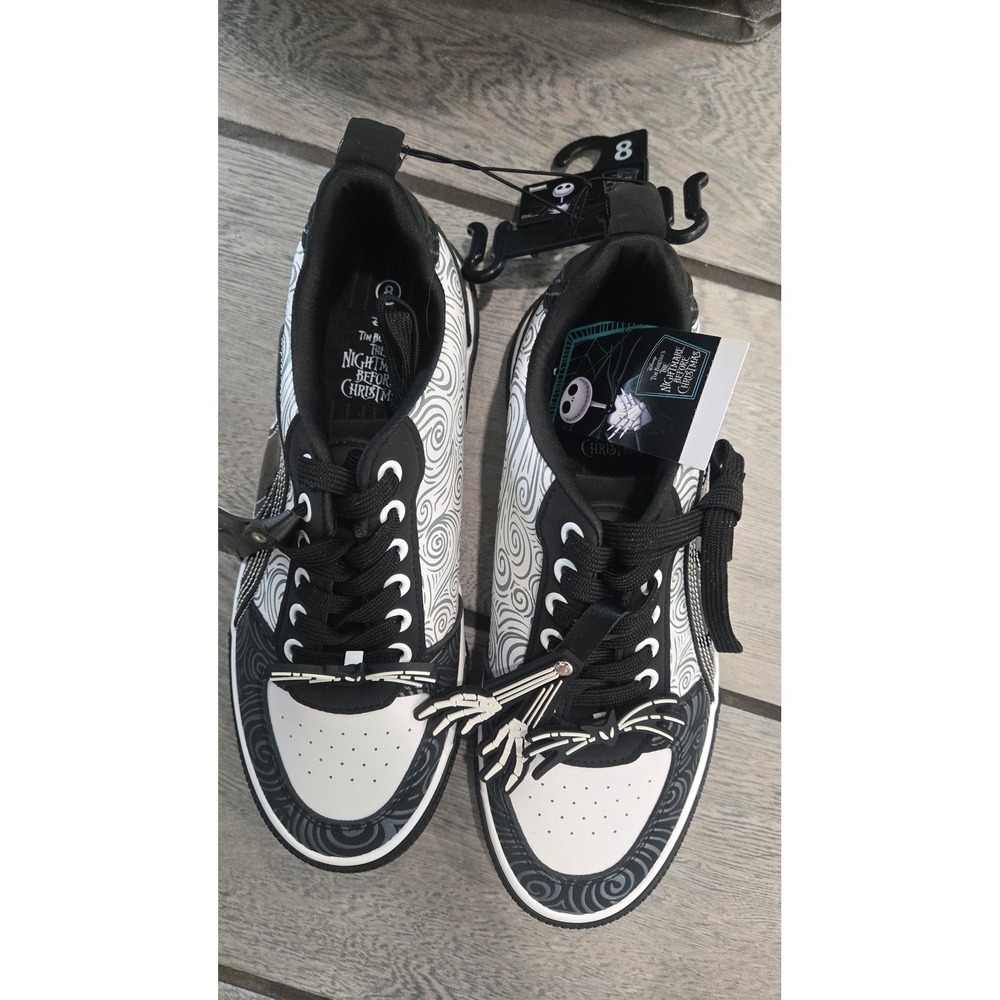 Disney Nightmare Before Christmas Ground Up Jack Skellington Sneakers Mens 8 NEW